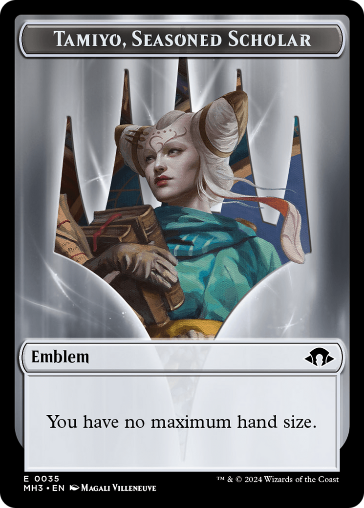 Tamiyo, Seasoned Scholar Token [Modern Horizons 3 Tokens] | Good Games Morley