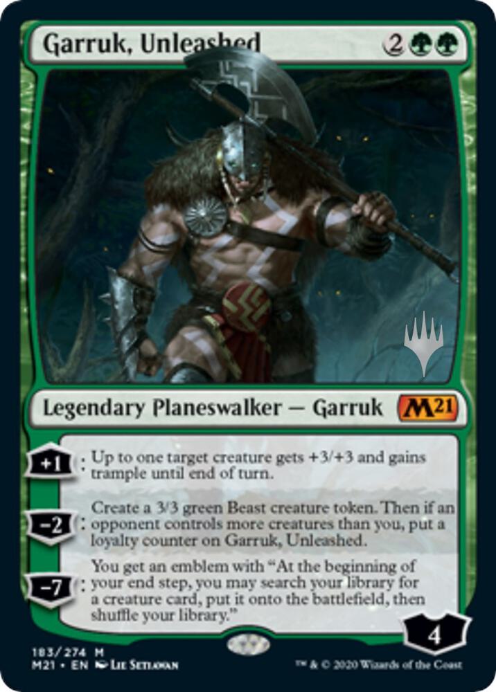 Garruk Unleashed 183 (Promo Pack: Core Set 2021)  - Foil | Good Games Morley