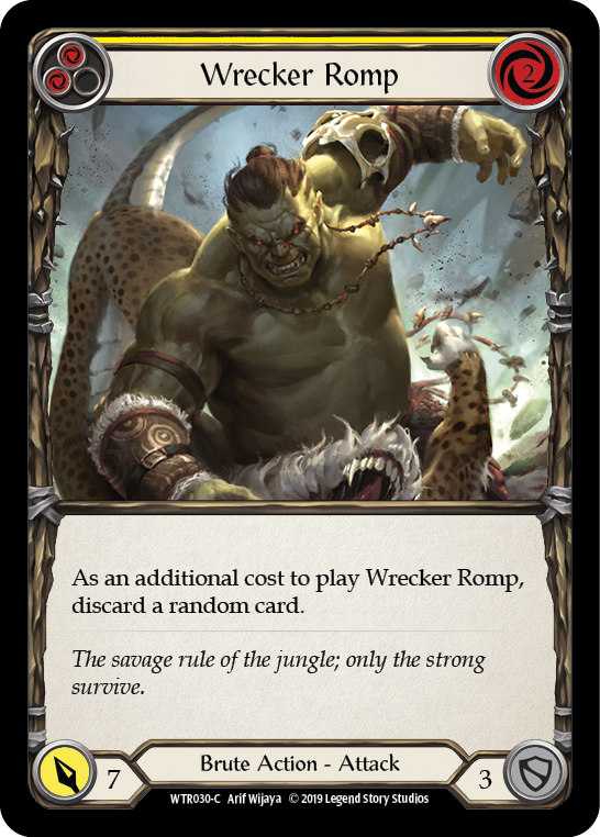 Wrecker Romp (Yellow) [WTR030-C] (Welcome to Rathe)  Alpha Print Normal | Good Games Morley