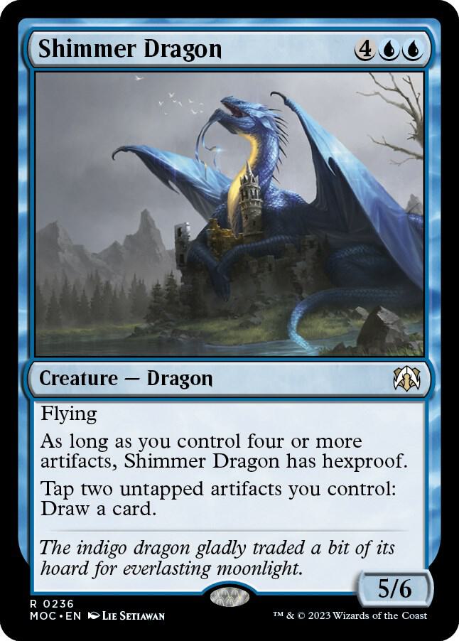 Shimmer Dragon 236/444 (Commander: March of the Machine)  | Good Games Morley