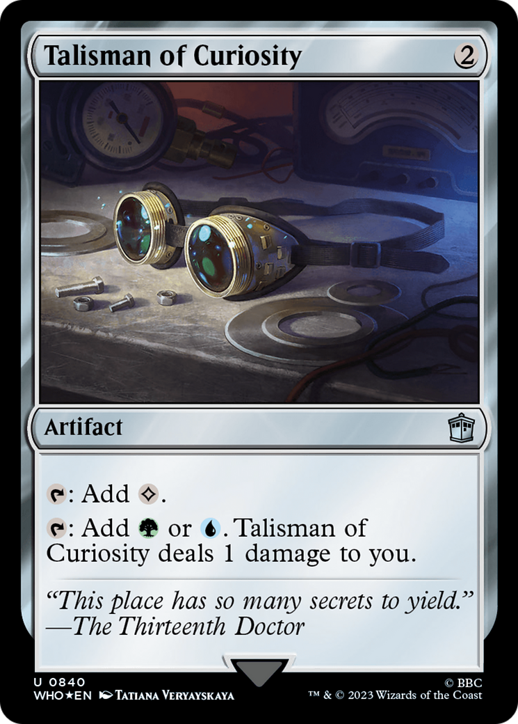 Talisman of Curiosity (Surge Foil) [Doctor Who] | Good Games Morley