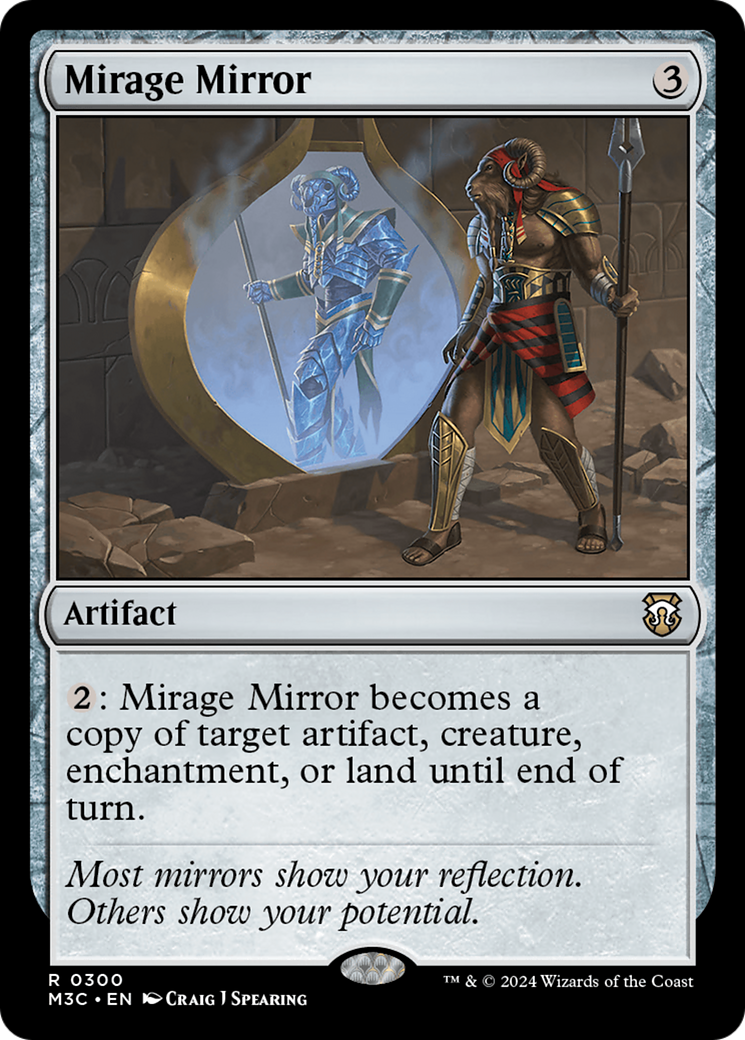 Mirage Mirror (Ripple Foil) [Modern Horizons 3 Commander] | Good Games Morley