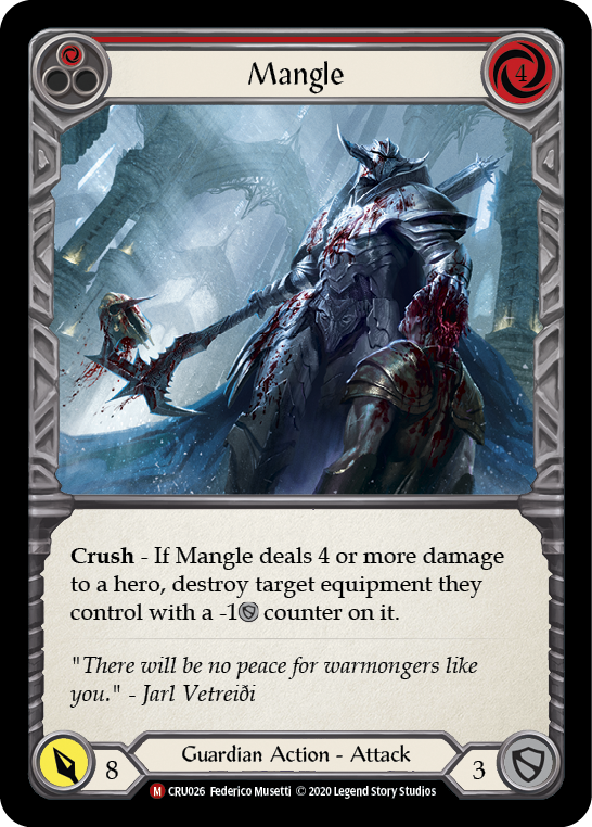 Mangle [CRU026] (Crucible of War)  1st Edition Normal | Good Games Morley