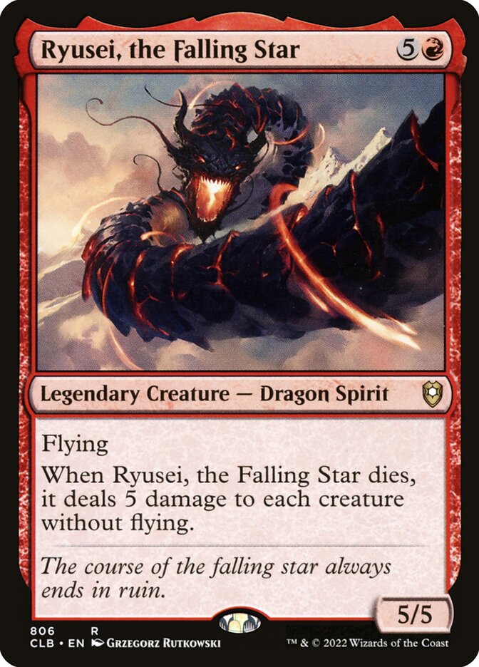 Ryusei, the Falling Star 806 (Commander Legends: Battle for Baldur's Gate)  | Good Games Morley