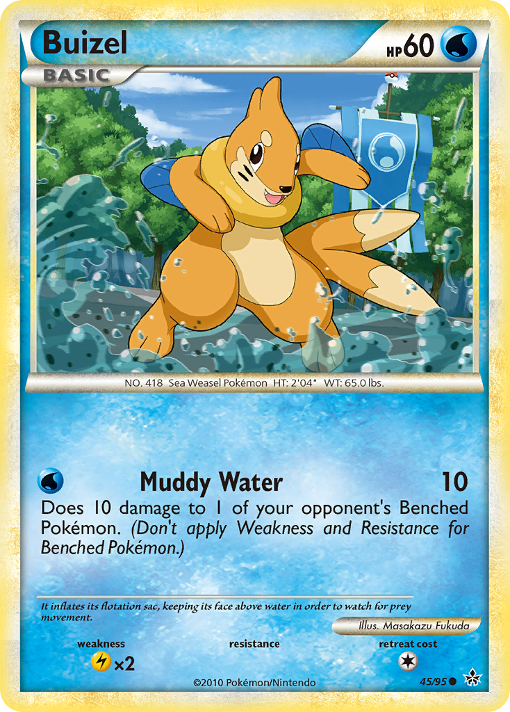 Buizel (45/95) [HeartGold & SoulSilver: Unleashed] | Good Games Morley
