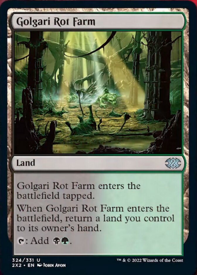 Golgari Rot Farm [Double Masters 2022] | Good Games Morley