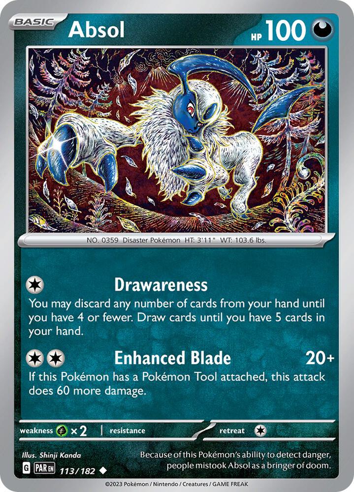 Absol 113/182 (SV04: Paradox Rift)  | Good Games Morley