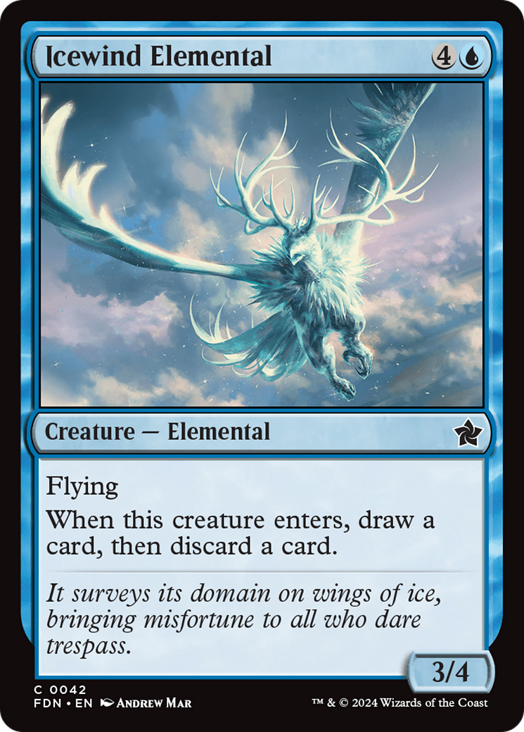 Icewind Elemental [Foundations] | Good Games Morley