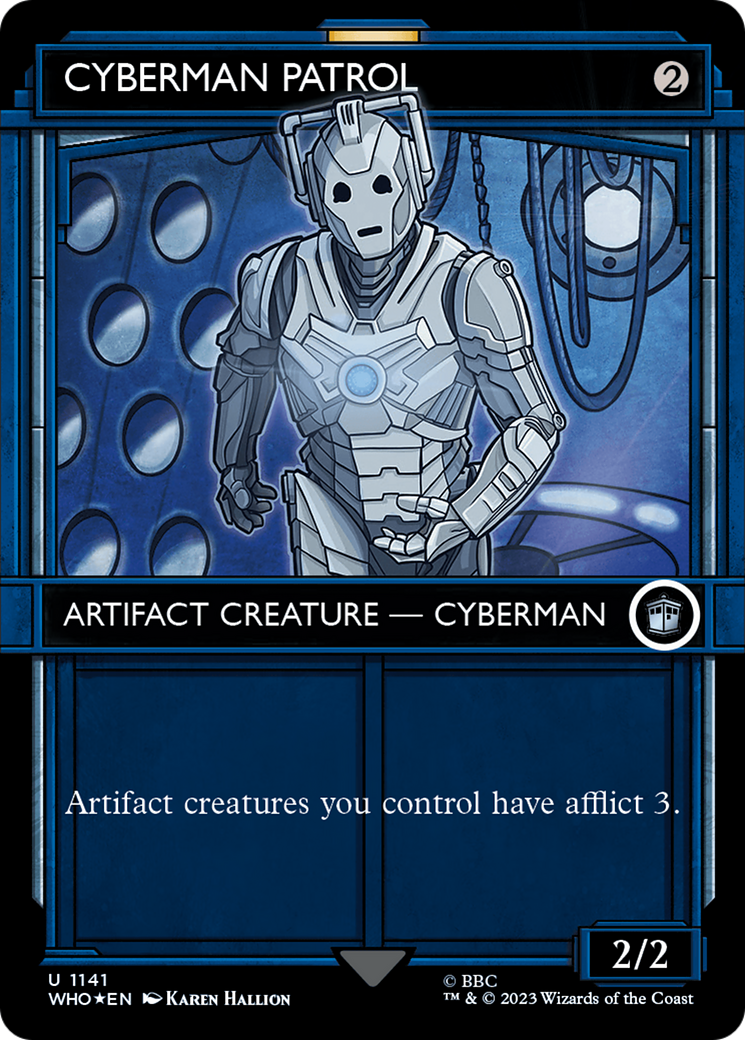 Cyberman Patrol (Showcase) (Surge Foil) [Doctor Who] | Good Games Morley