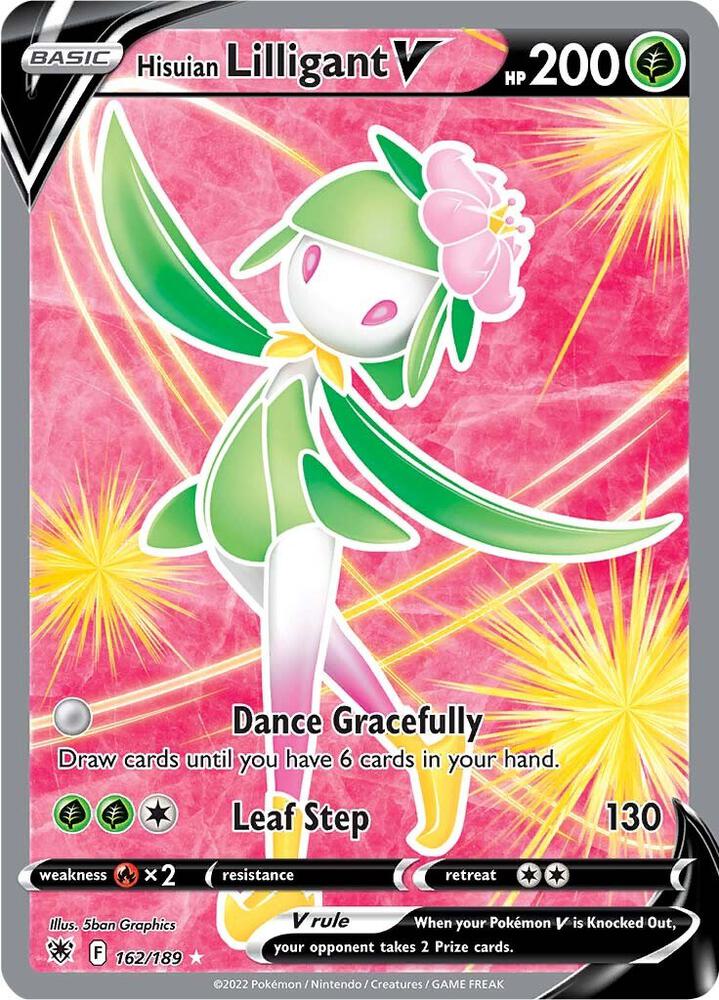 Hisuian Lilligant V 162/189 (SWSH10: Astral Radiance)  - Holofoil | Good Games Morley