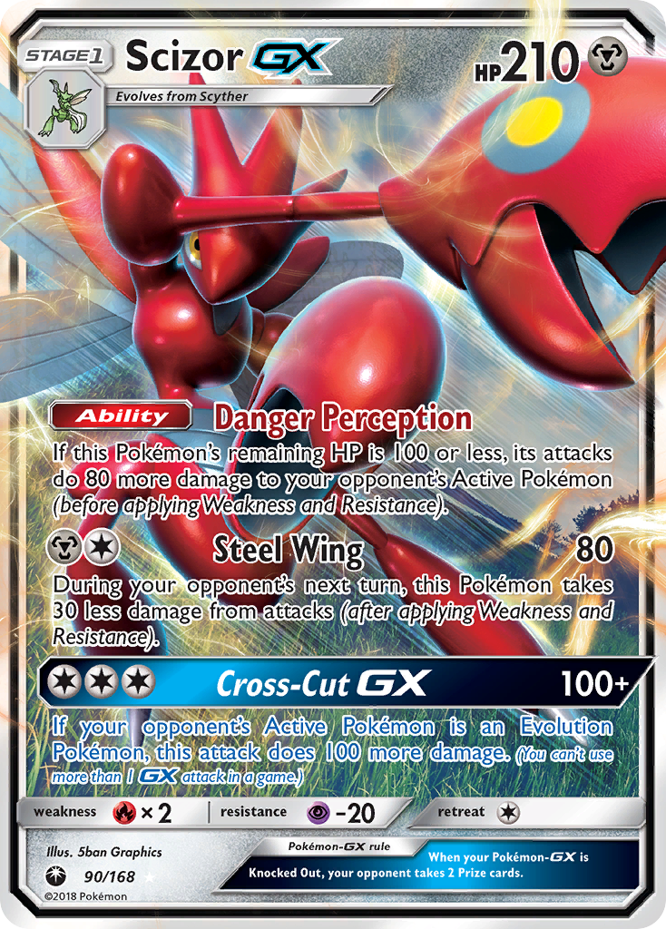 Scizor GX (90/168) [Sun & Moon: Celestial Storm] | Good Games Morley