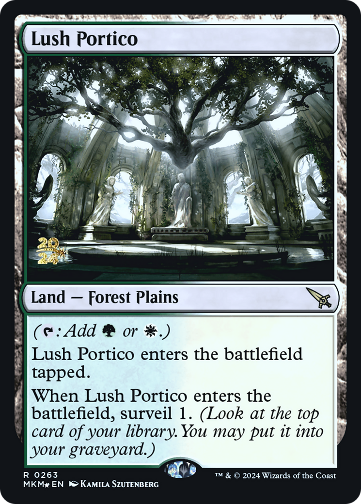 Lush Portico [Murders at Karlov Manor Prerelease Promos] | Good Games Morley