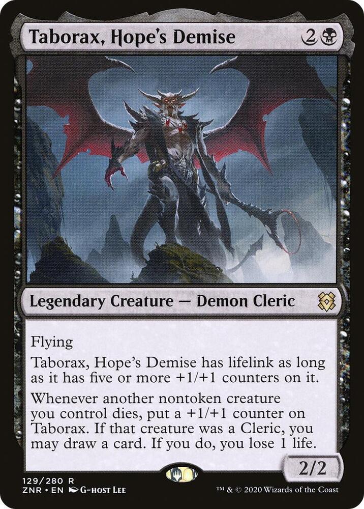 Taborax, Hope's Demise 129 (Zendikar Rising)  - Foil | Good Games Morley