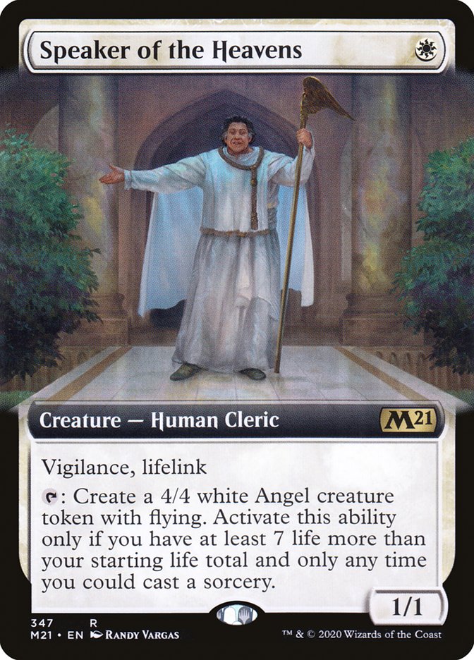 Speaker of the Heavens (Extended Art) [Core Set 2021] | Good Games Morley