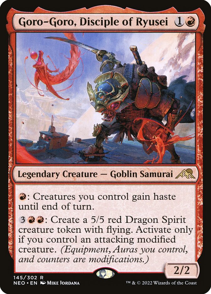 Goro-Goro, Disciple of Ryusei 145/302 (Kamigawa: Neon Dynasty)  | Good Games Morley