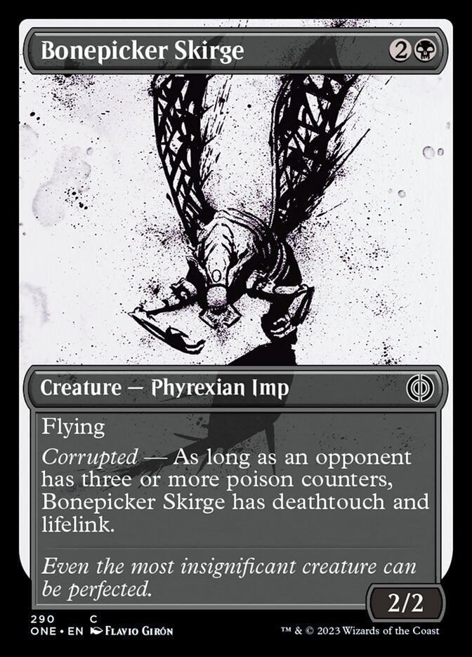 Bonepicker Skirge (Showcase Ichor) [Phyrexia: All Will Be One] | Good Games Morley