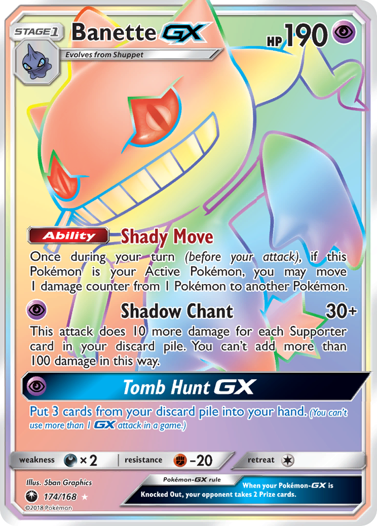 Banette GX (174/168) [Sun & Moon: Celestial Storm] | Good Games Morley