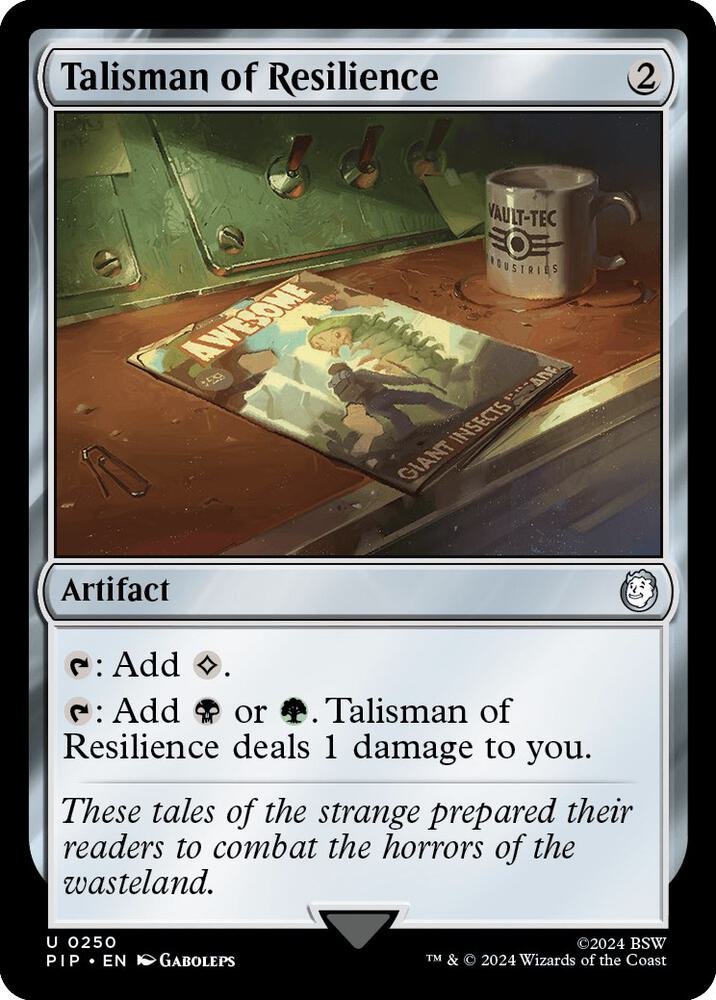 Talisman of Resilience 250 (Universes Beyond: Fallout)  | Good Games Morley