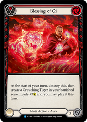 Blessing of Qi (Red) [TCC091] (Round the Table: TCC x LSS) | Good Games Morley