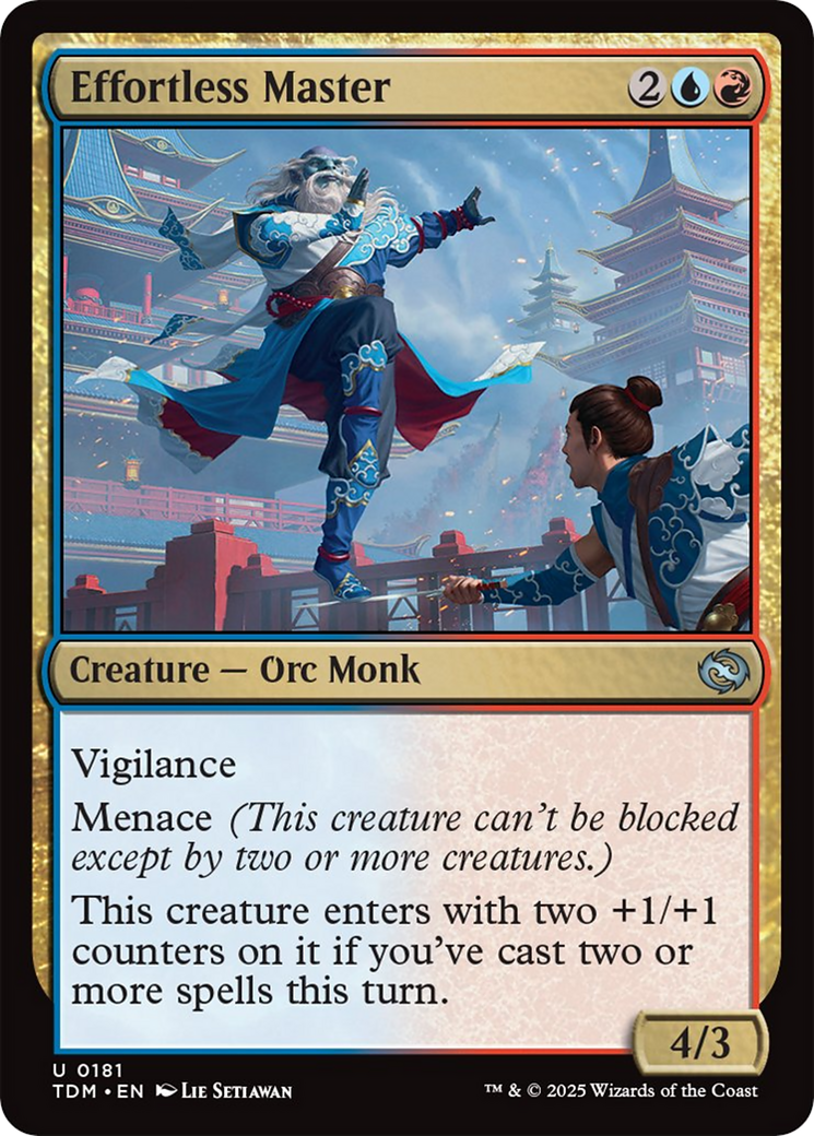 Effortless Master [Tarkir: Dragonstorm] | Good Games Morley