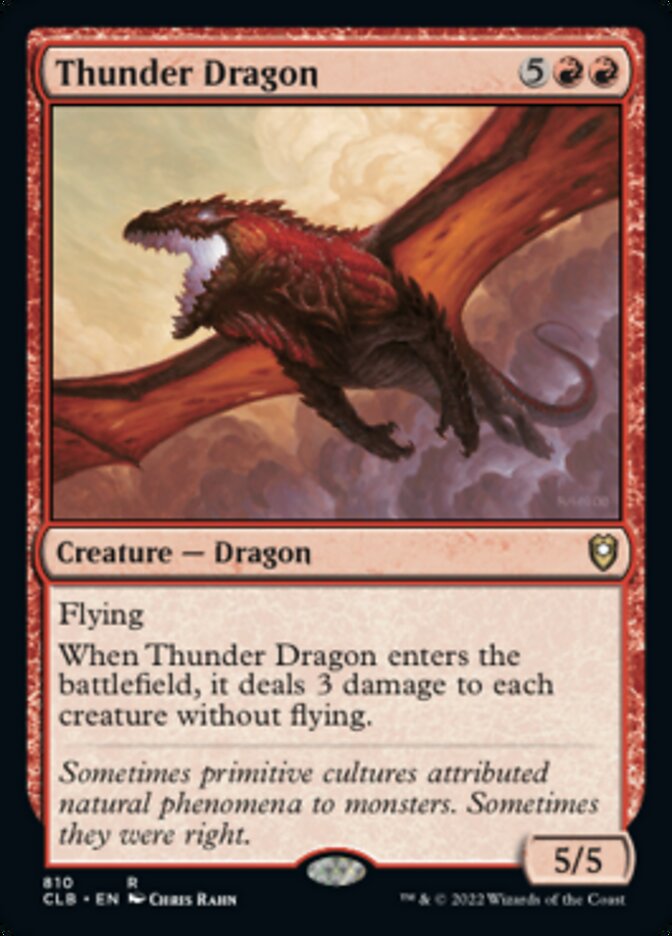 Thunder Dragon [Commander Legends: Battle for Baldur's Gate] | Good Games Morley