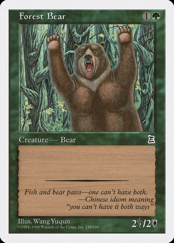 Forest Bear 135/180 (Portal Three Kingdoms)  | Good Games Morley