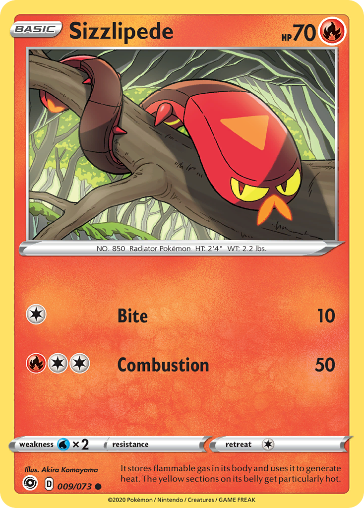 Sizzlipede (009/073) [Sword & Shield: Champion's Path] | Good Games Morley