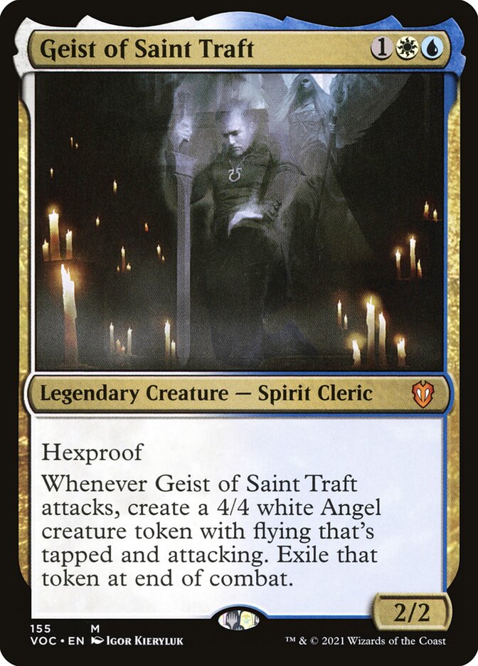 Geist of Saint Traft 155/38 (Commander: Innistrad: Crimson Vow)  | Good Games Morley