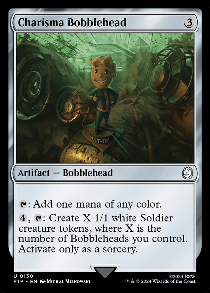 Charisma Bobblehead 130 (Universes Beyond: Fallout)  - Foil | Good Games Morley