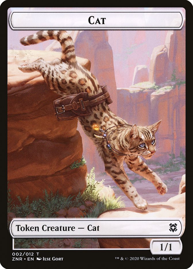Cat Token [Zendikar Rising Tokens] | Good Games Morley