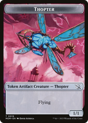Soldier // Thopter Double-Sided Token [March of the Machine Tokens] | Good Games Morley