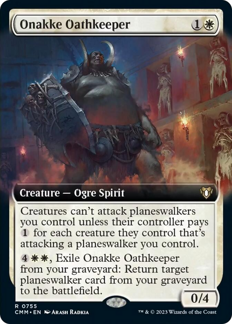 Onakke Oathkeeper (Extended Art) [Commander Masters] | Good Games Morley