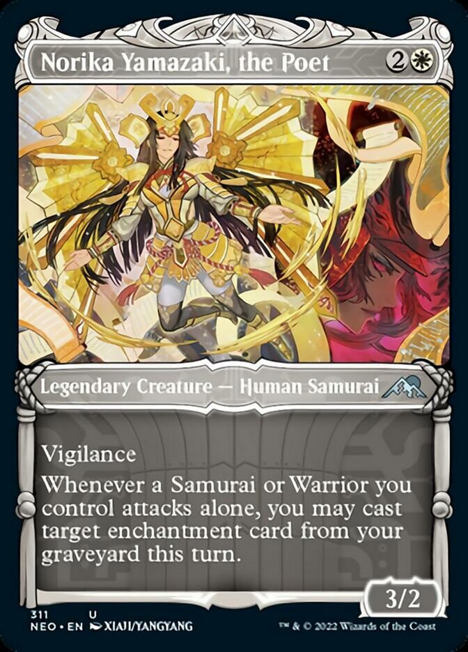 Norika Yamazaki, the Poet (Showcase Samurai) [Kamigawa: Neon Dynasty] | Good Games Morley