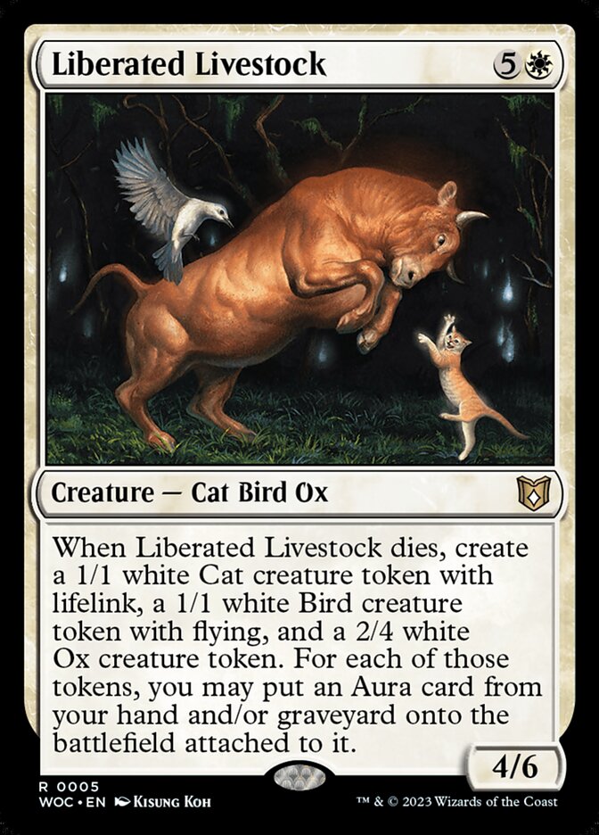Liberated Livestock 5/173 (Commander: Wilds of Eldraine)  | Good Games Morley