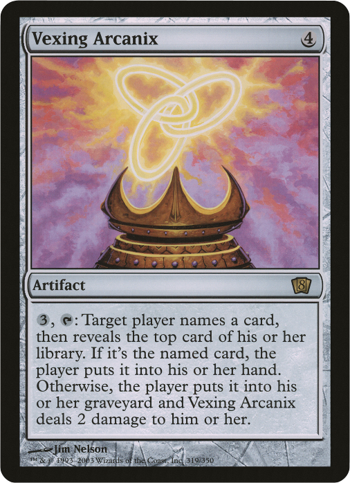 Vexing Arcanix (Oversized) [Eighth Edition Box Topper] | Good Games Morley