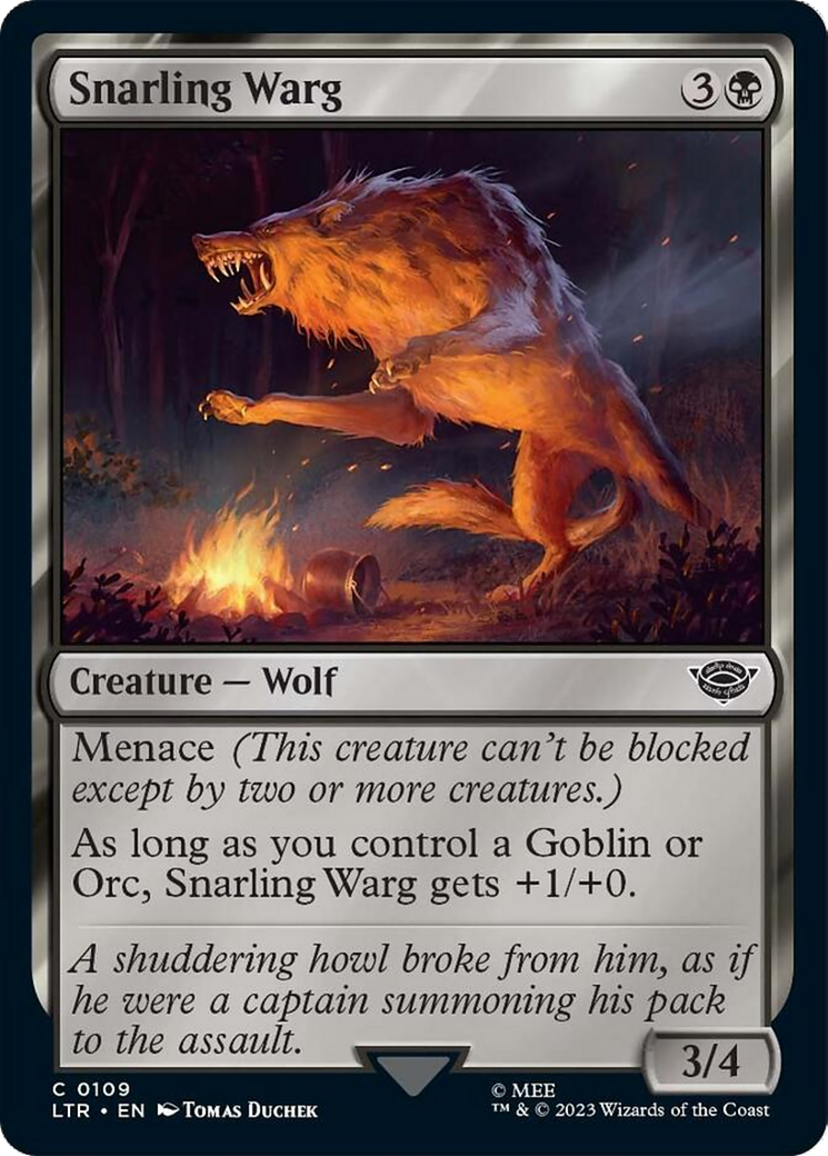 Snarling Warg [The Lord of the Rings: Tales of Middle-Earth] | Good Games Morley