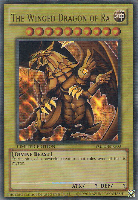 The Winged Dragon of Ra [YGLD-ENG03] Ultra Rare | Good Games Morley