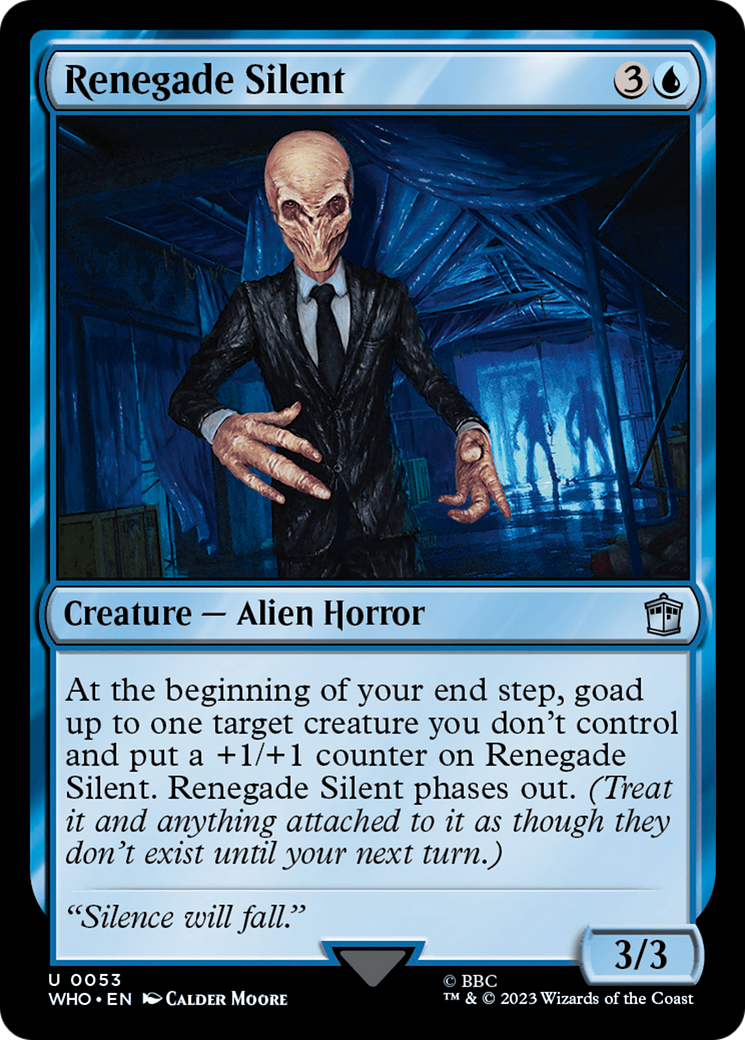 Renegade Silent [Doctor Who] | Good Games Morley