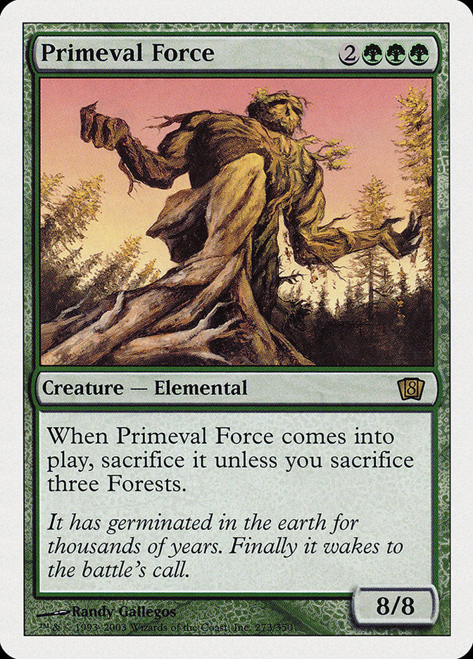 Primeval Force 273/350 (8th Edition)  | Good Games Morley