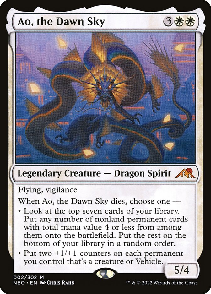 Ao, the Dawn Sky 2/302 (Kamigawa: Neon Dynasty)  | Good Games Morley
