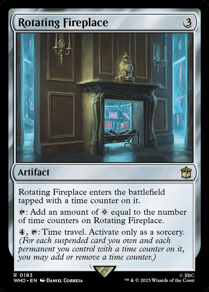 Rotating Fireplace 183/331 (Universes Beyond: Doctor Who)  - Foil | Good Games Morley