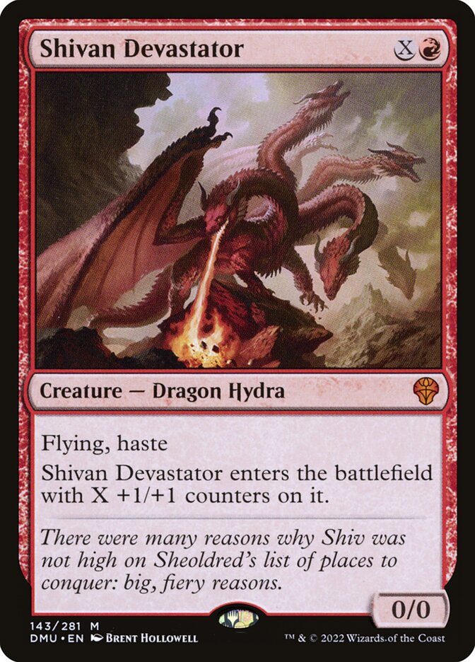 Shivan Devastator 143/281 (Dominaria United)  | Good Games Morley