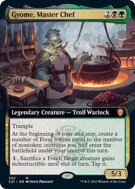 Gyome Master Chef Extended Art 332 (Commander 2021)  | Good Games Morley