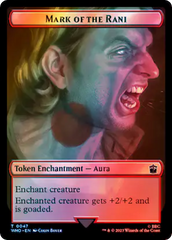 Soldier // Mark of the Rani Double-Sided Token (Surge Foil) [Doctor Who Tokens] | Good Games Morley