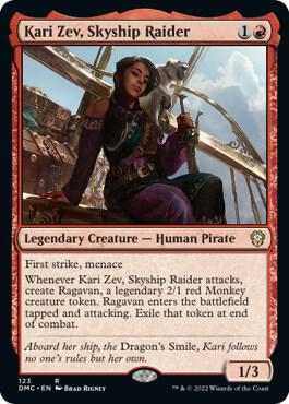 Kari Zev Skyship Raider 123/50 (Commander: Dominaria United)  | Good Games Morley