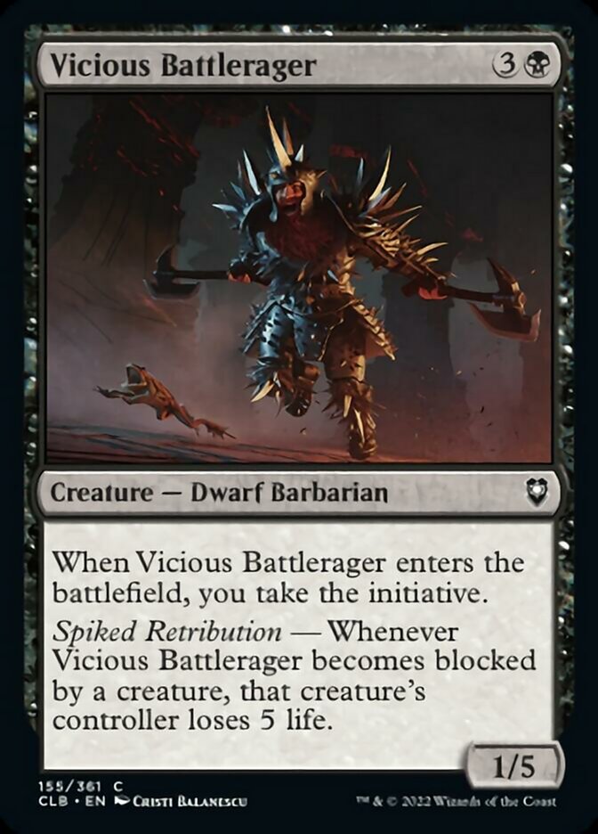 Vicious Battlerager [Commander Legends: Battle for Baldur's Gate] | Good Games Morley