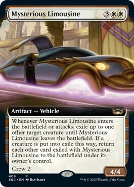 Mysterious Limousine Extended Art 408/281 (Streets of New Capenna)  | Good Games Morley