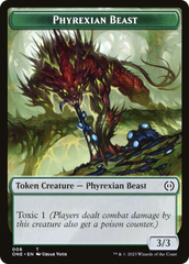 Phyrexian Beast Token [Phyrexia: All Will Be One Tokens] | Good Games Morley