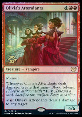 Olivia's Attendants [Innistrad: Crimson Vow Prerelease Promos] | Good Games Morley