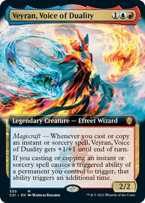 Veyran, Voice of Duality (Extended Art) [Commander 2021] | Good Games Morley